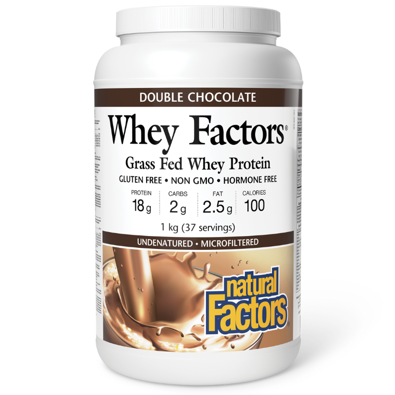 Natural Factors Whey Factors Double Chocolate 1kg