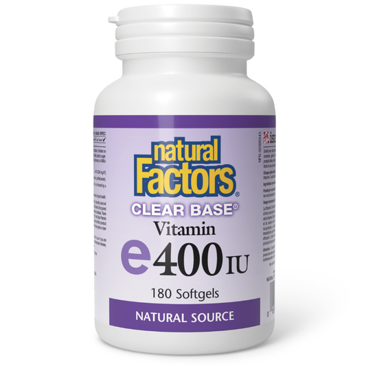 Natural Factors 天然維他命E軟膠囊 400 IU 180粒