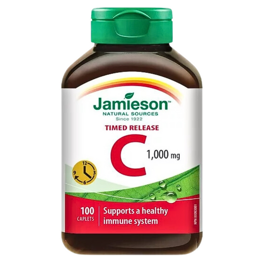 Jamieson 維生素 C 錠劑 長效型 1,000 毫克 100 片