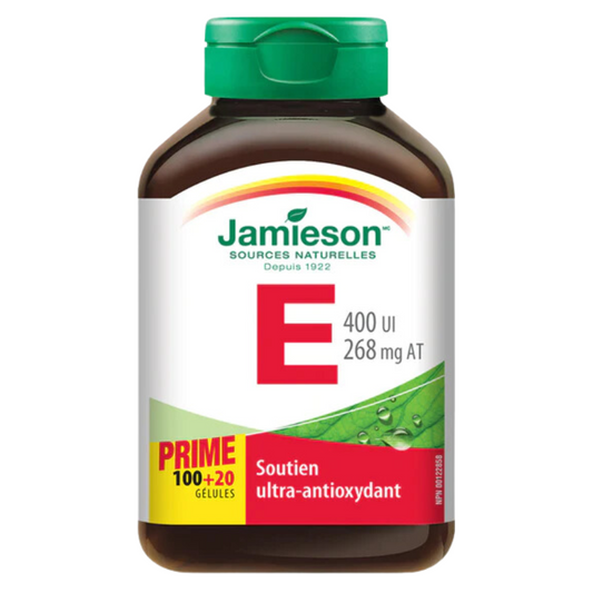 Jamieson Vitamin E 400IU 120 Softgels