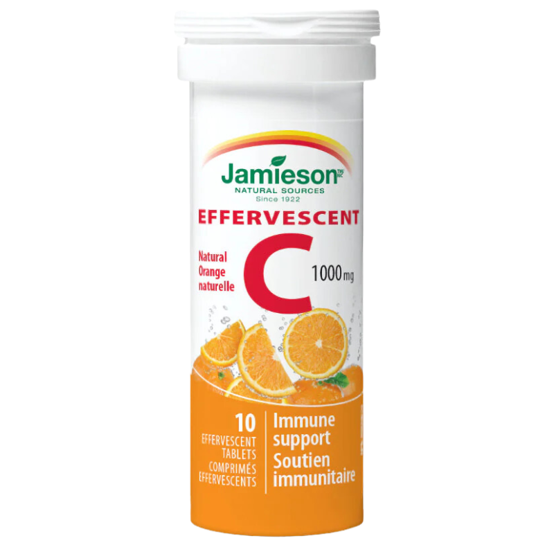 Jamieson Effervescent Vitamin C 10 Tablets