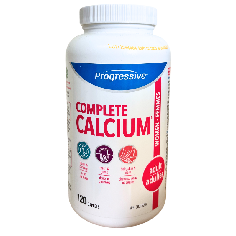 Progressive Complete Calcium For Adult Women 120 Caplets – 12 Baskets ...