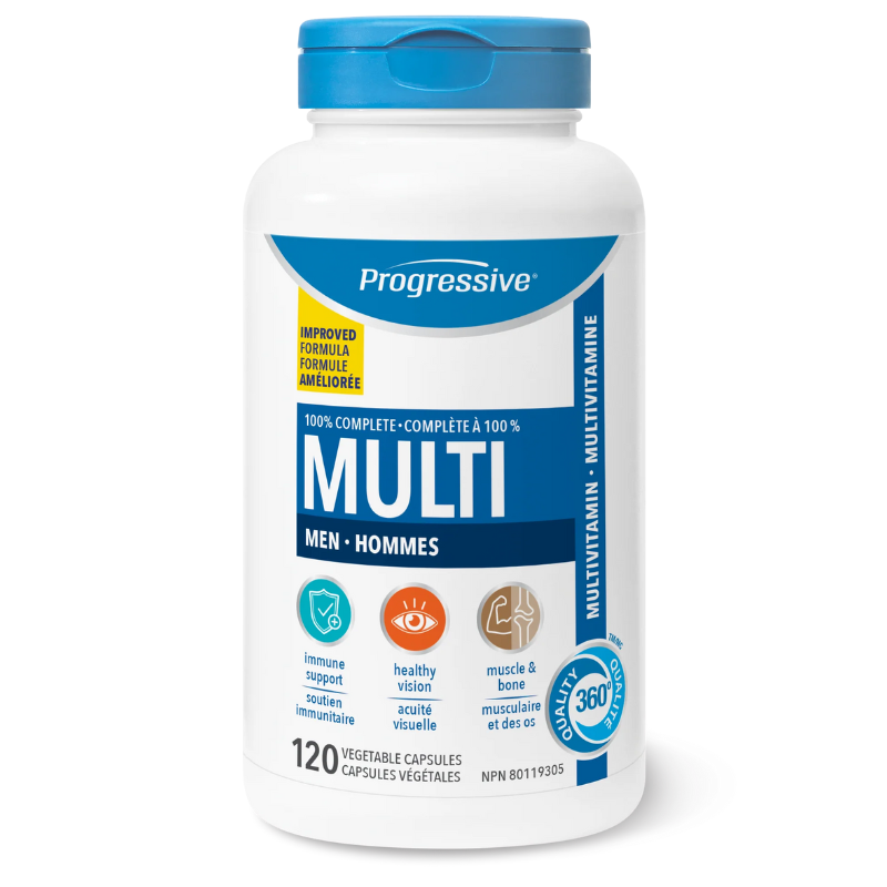 Progressive Multivitamin for Adult Men 120 VCapsules
