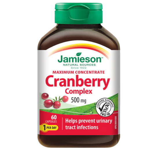 Jamieson 蔓越莓複合膠囊 500 毫克 60 粒