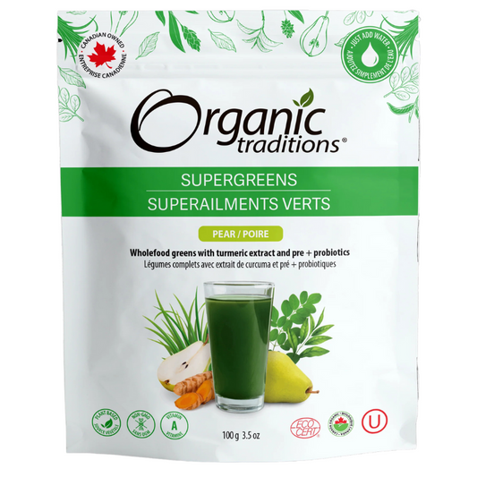 Organic Traditions 有機營養蔬菜粉 梨子味 100克