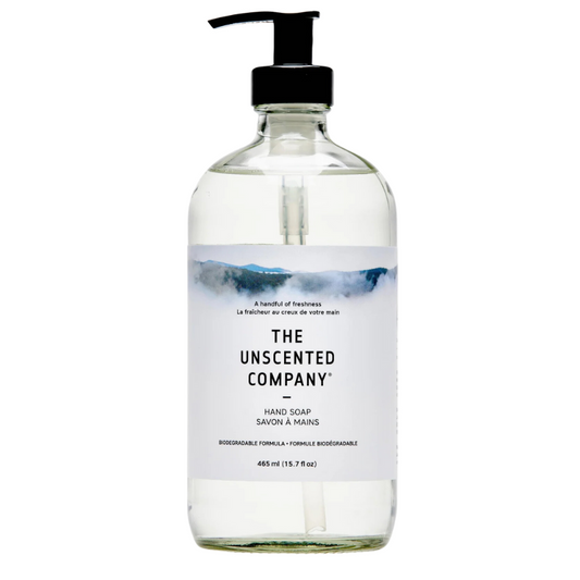 The Unscented Co. Hand Soap Glass Bottle 465ml