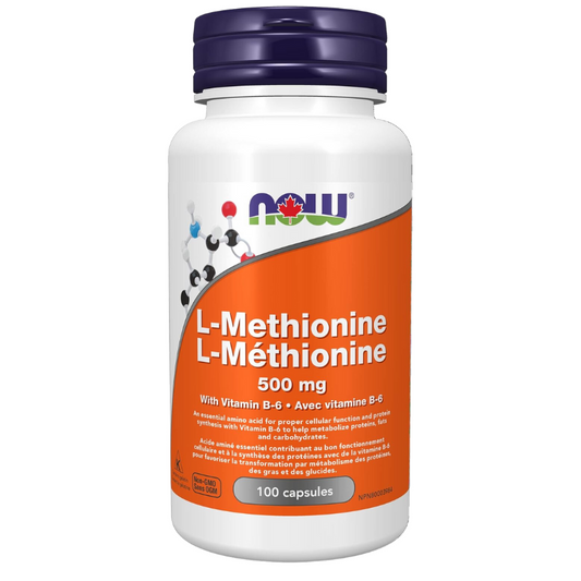 Now Foods L-Methionine 500mg 100 capsules