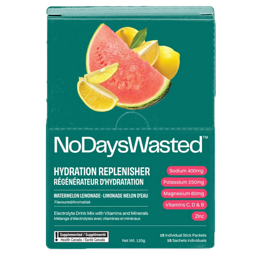 NoDaysWasted Labs 西瓜檸檬電解質粉末飲料 15 包