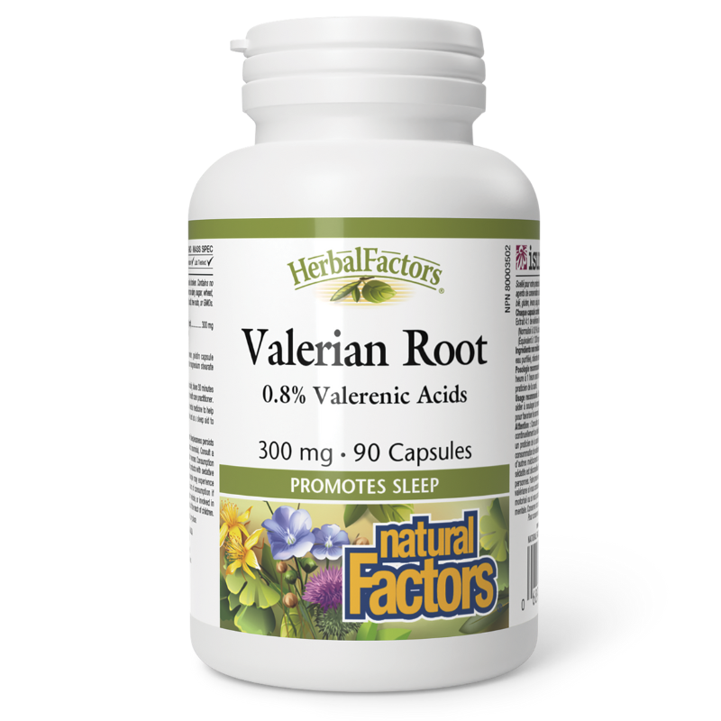 Natural Factors Valerian Root 300mg 90 Caps