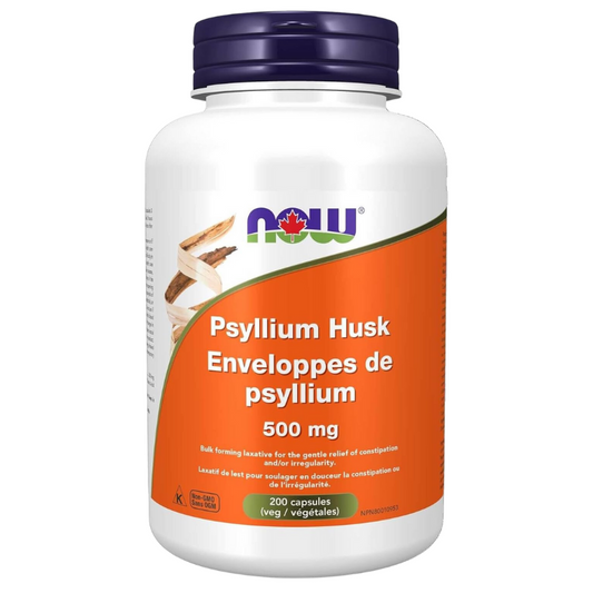 Now Foods Psyllium Husk 500mg 200 Caps