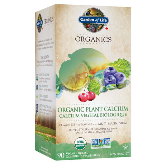 Garden of Life MyKind Organics Plant Calcium 90 Vegan Tablets