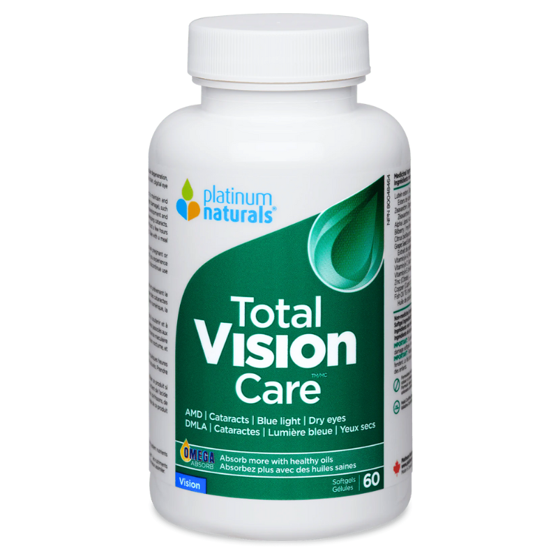 Platinum Naturals Total Vision Care 60 Softgels