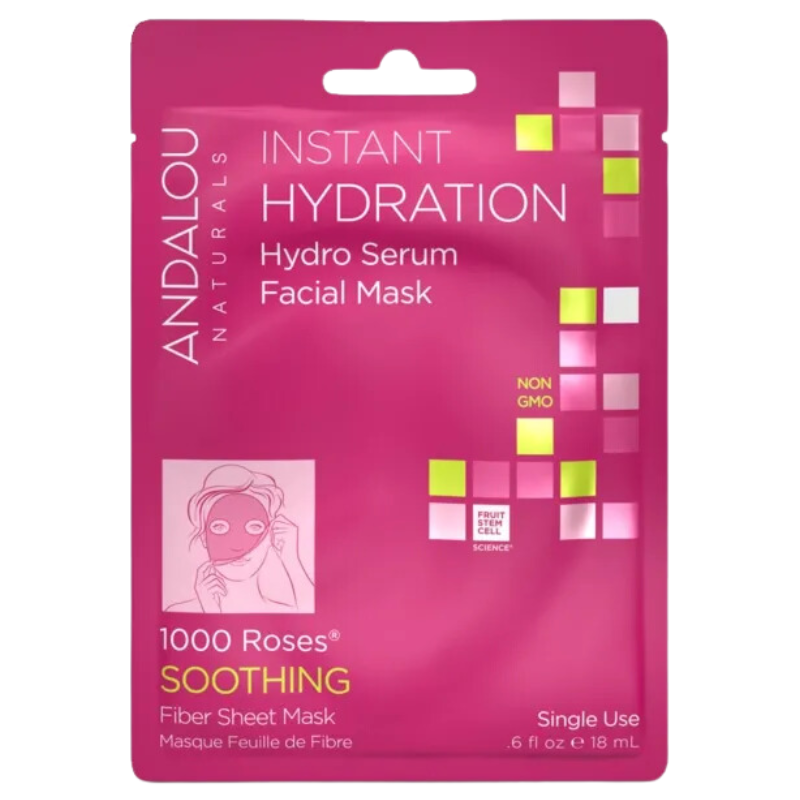 Andalou 1000 Roses Instant Sheet Mask 1 Unit