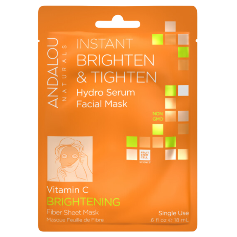 Andalou Brightening Instant Sheet Mask 1 Unit