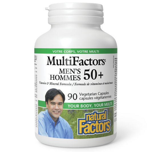 Natural Factors MultiFactors® Men’s 50+ 90 VCapsules