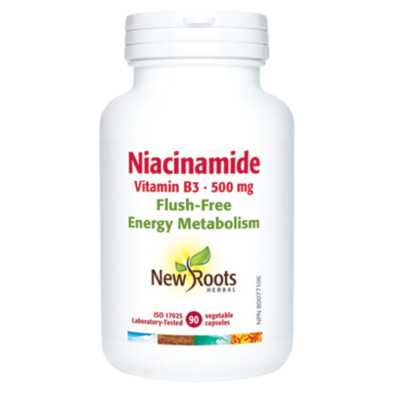 New Roots Niacinamide 500mg 90 Capsules