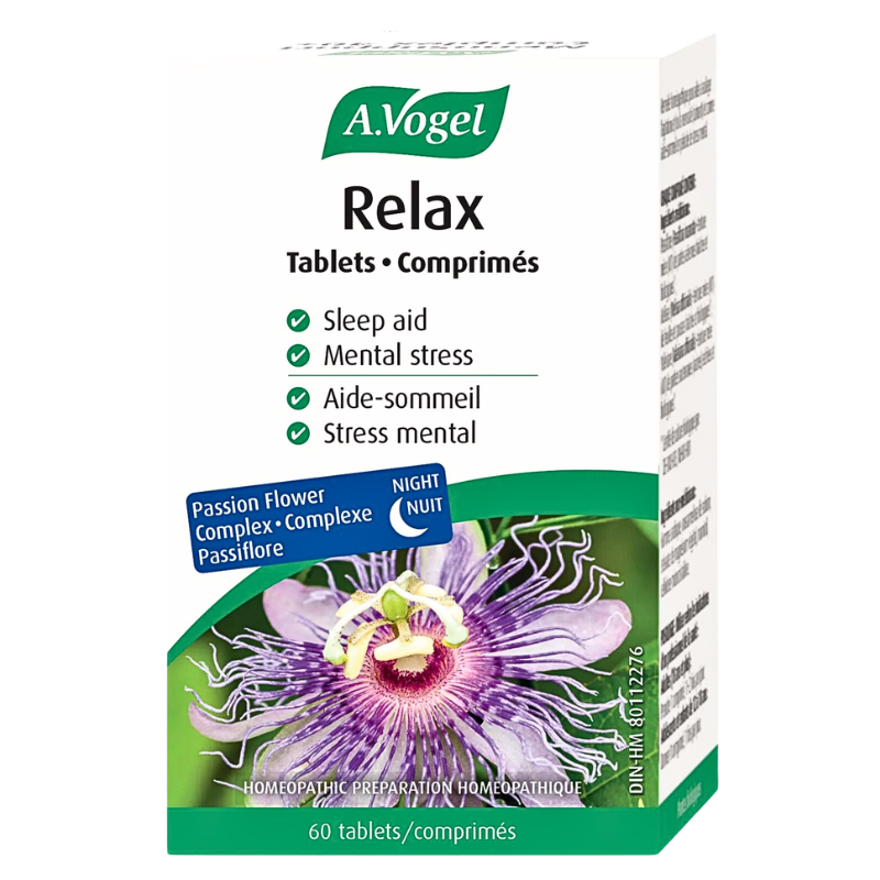 A.Vogel Relax Tablets - Sleep Aid and Mental Stress Relief 60 Tablets