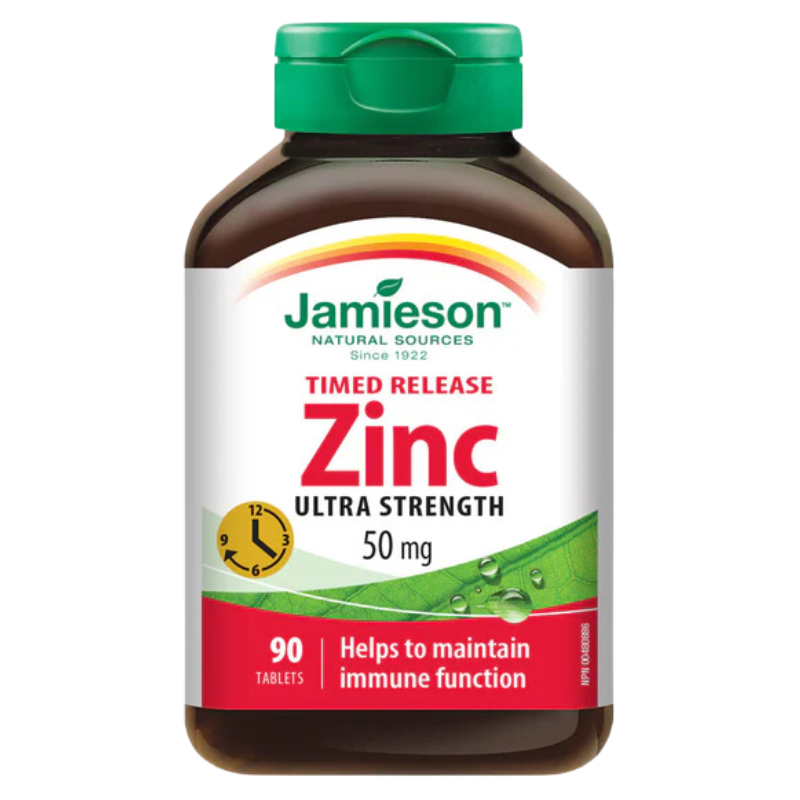 Jamieson Zinc 50mg Timed Release 90 Tablets