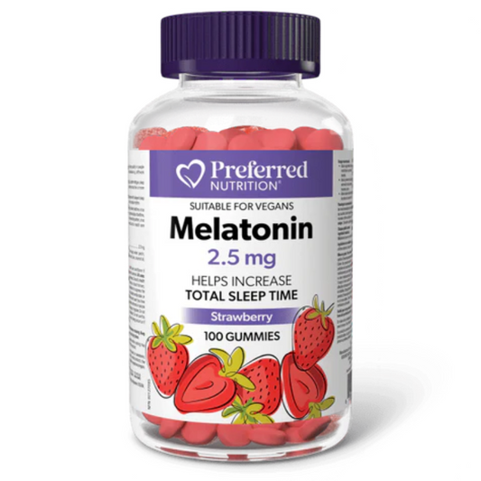 Preferred Nutrition Melatonin 2.5mg 100 Gummies