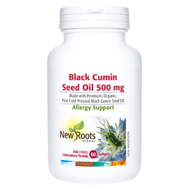 New Roots Black Cumin Seed Oil 500 mg 60 Softgels – 12 Baskets ...