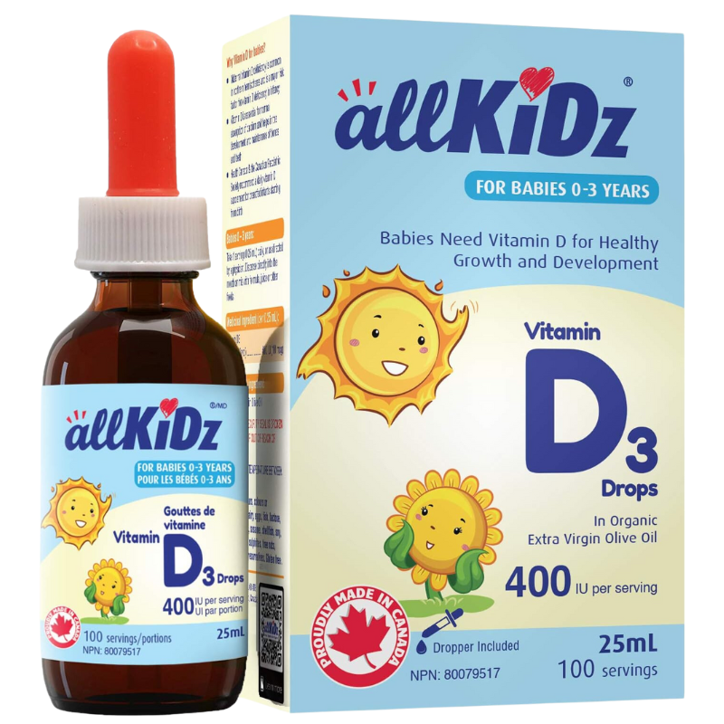 AllKidz Vitamin D3 25ml (100 Servings)