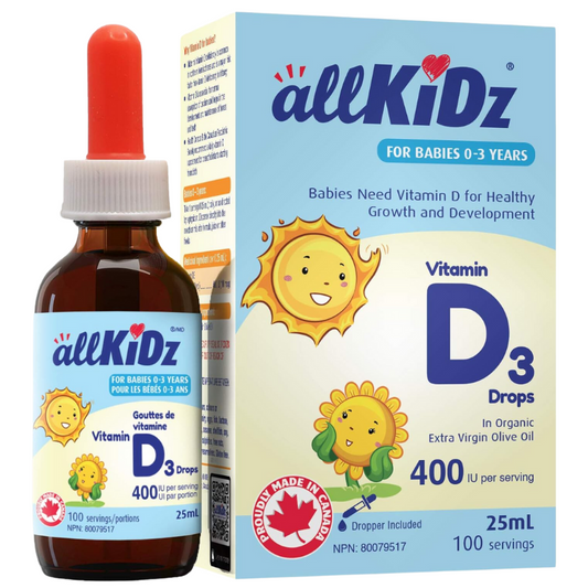 AllKidz Vitamin D3 25ml (100 Servings)