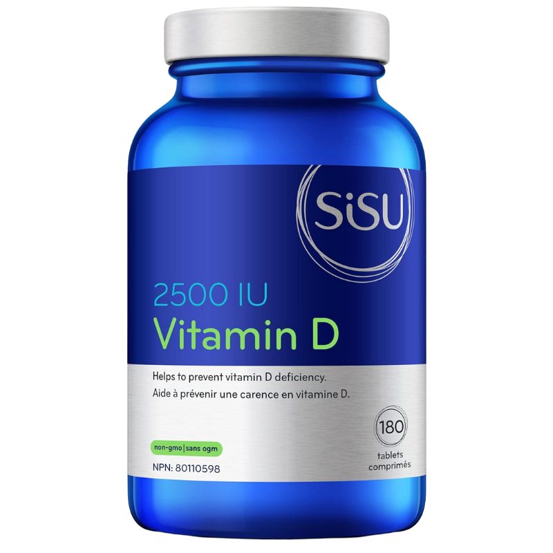 Sisu Vitamin D3 2500IU 180 Tablets