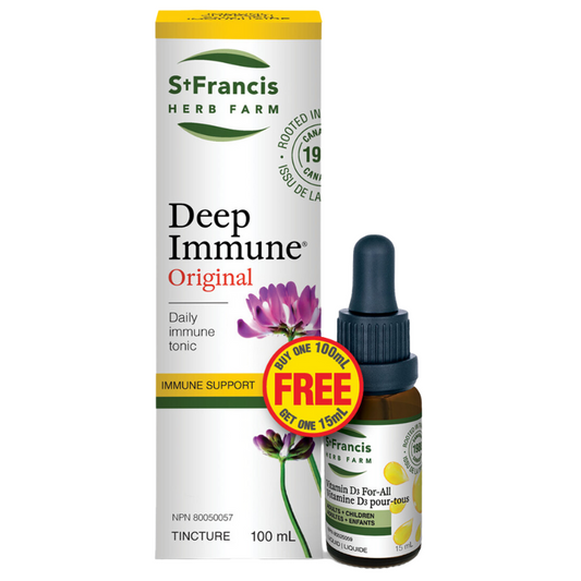 St. Francis Farm Deep Immune 100ml *Free Bonus: Vitamin D Drops 15mL*