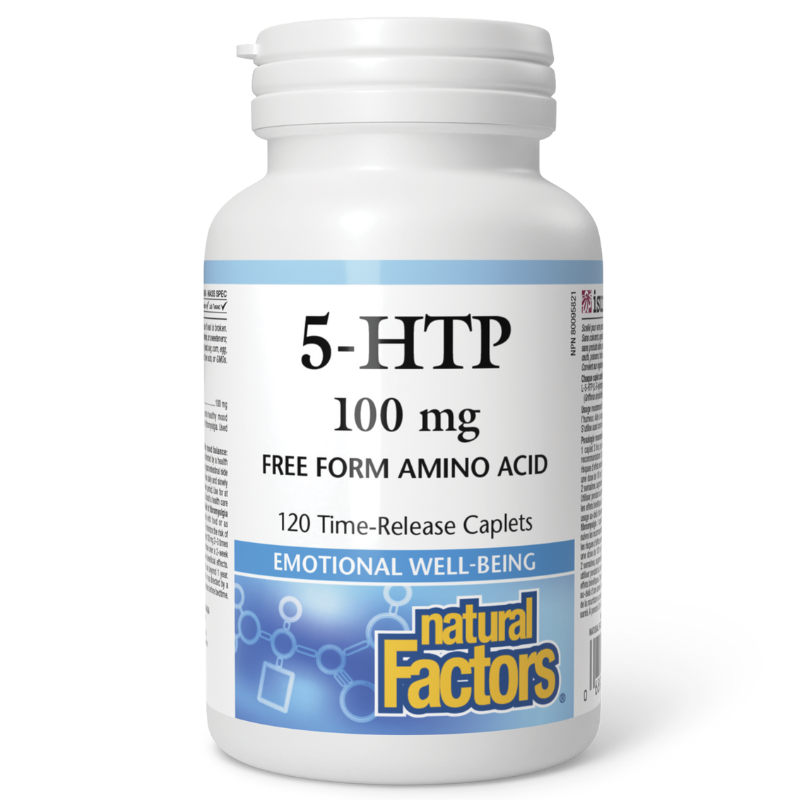 Natural Factors 5-HTP緩釋膠囊 100毫克 120粒