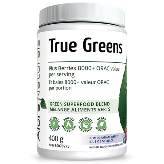 Alora Naturals True Greens Natural Pomegranate Berry 400g