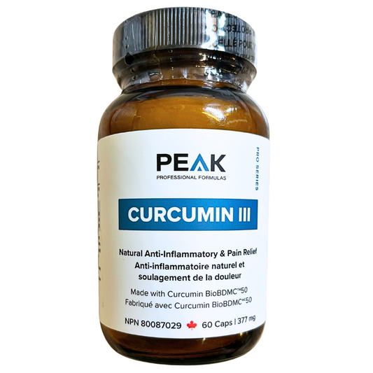 PEAK Curcumin III BDMC50 60 Capsules