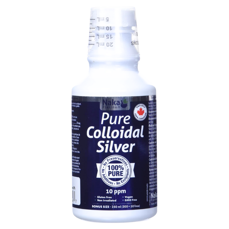 Naka Pure Colloidal Silver 10ppm 250ml