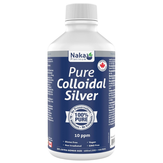 Naka Pure Colloidal Silver 10ppm 600ml