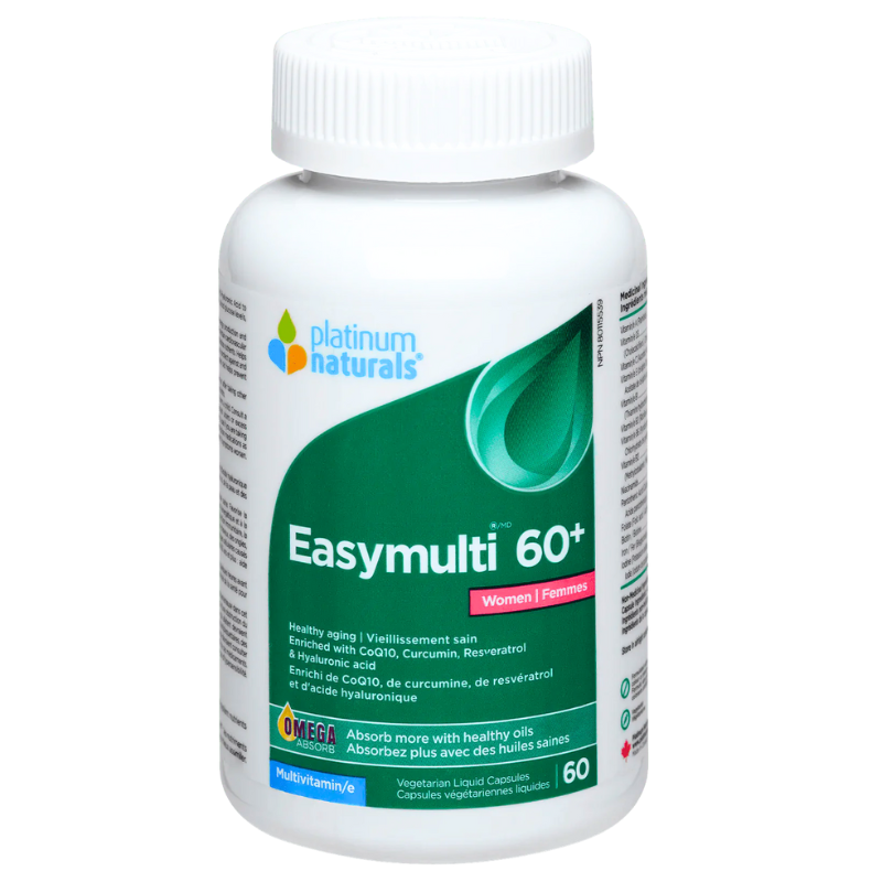 Platinum Naturals 60+ 女士綜合維生素軟膠囊 60粒