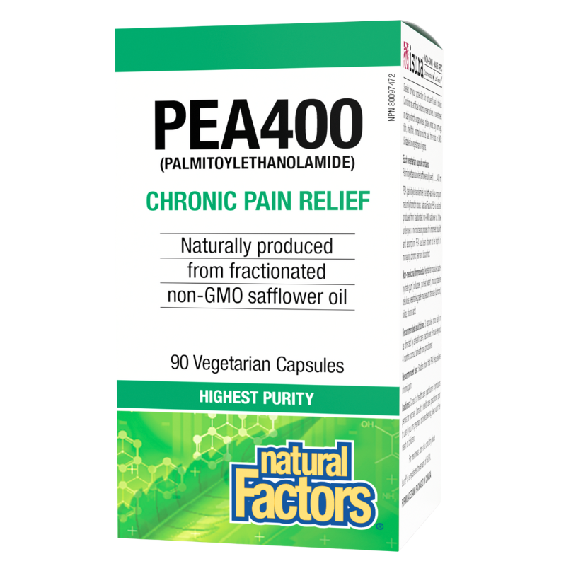 Natural Factors 棕櫚酰胺乙醇素食膠囊 400毫克 90粒