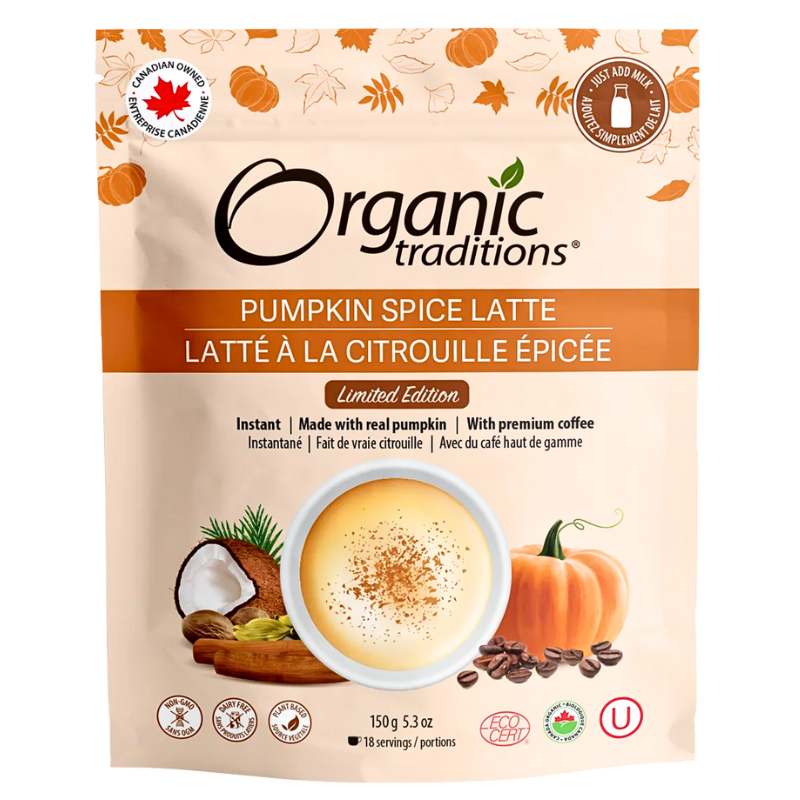 Organic Traditions 南瓜香料拿鐵 150g