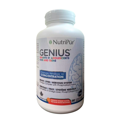 Nutripur Genius Kids and Teens 180 Softgels