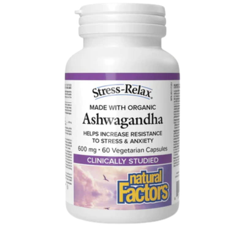 Natural Factors 南非醉茄膠囊 600毫克 60粒素食膠囊