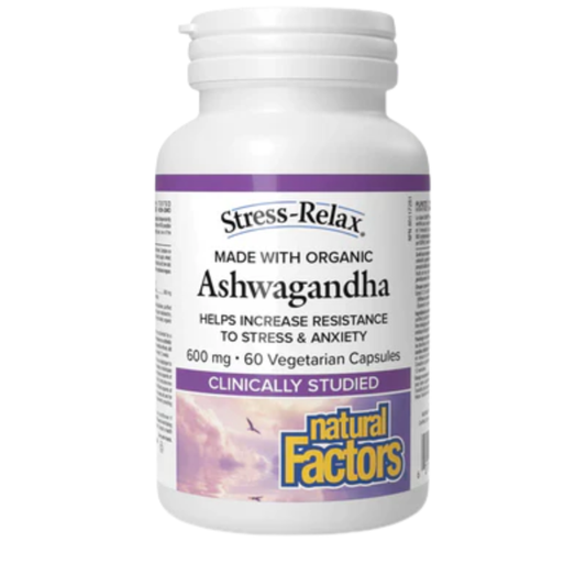 Natural Factors 南非醉茄膠囊 600毫克 60粒素食膠囊