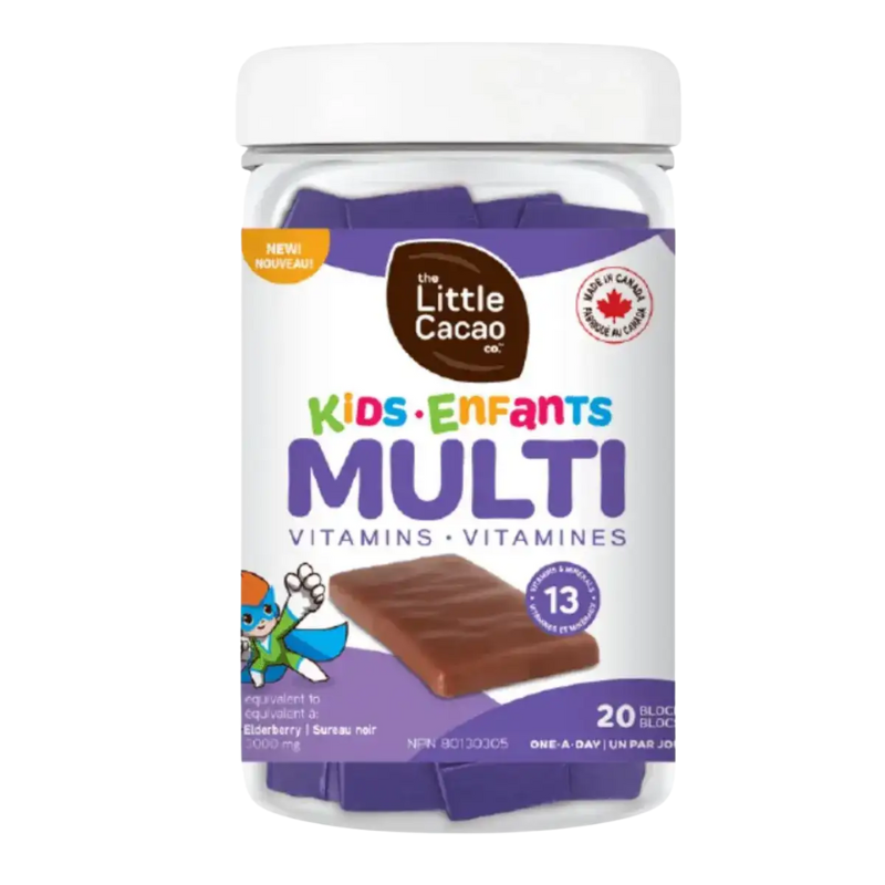 Little Cacao公平貿易兒童可可複合維生素 20 塊裝