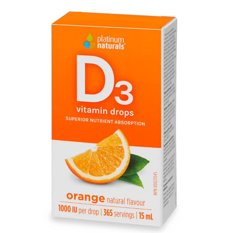 Platinum Vitamin D3 Drops Orange 15ml