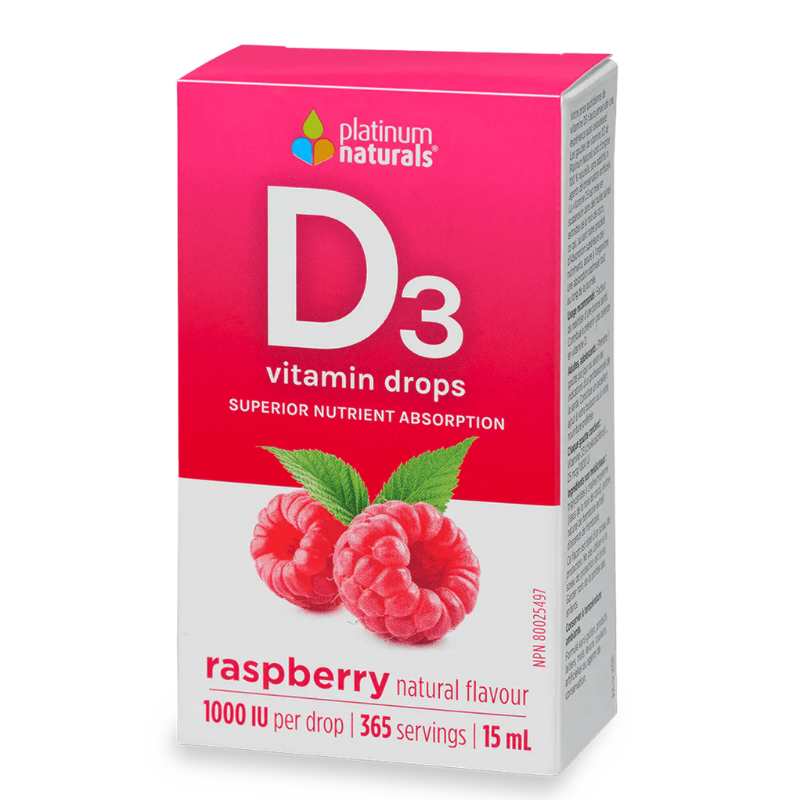 Platinum 維生素D3滴劑（覆盆子口味）15毫升