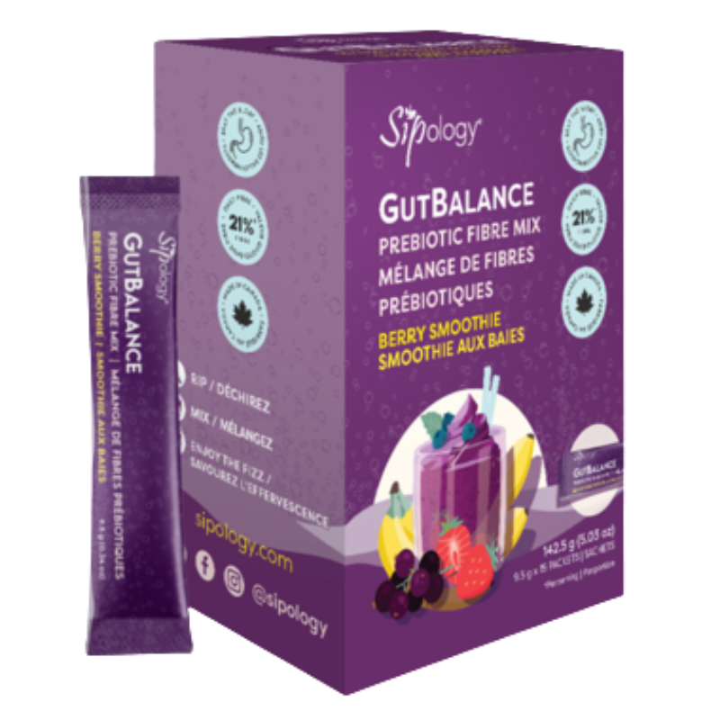 Sipology GutBalance 益生元纖維混合飲品（莓果冰沙口味）15 包