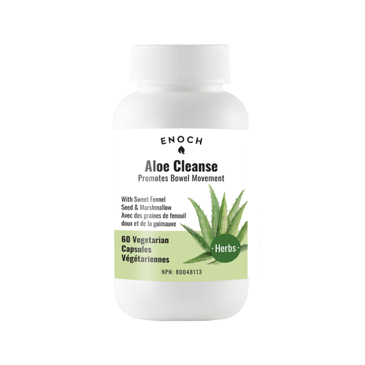 [It’s Back!] Enoch Aloe Cleanse Triple Strength 60 Vegetarian Capsules