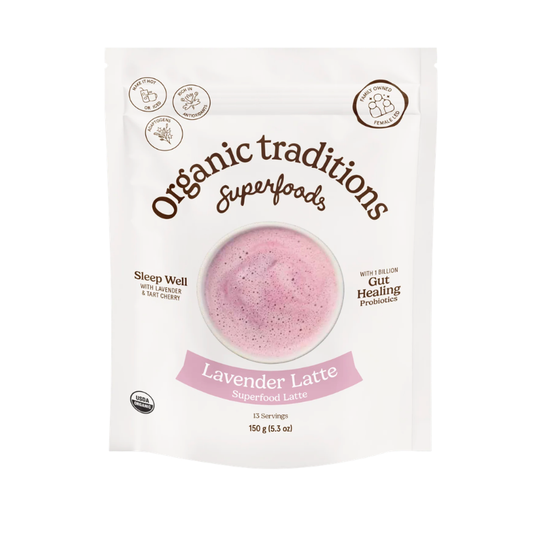 Organic Traditions Lavender Latte 150g