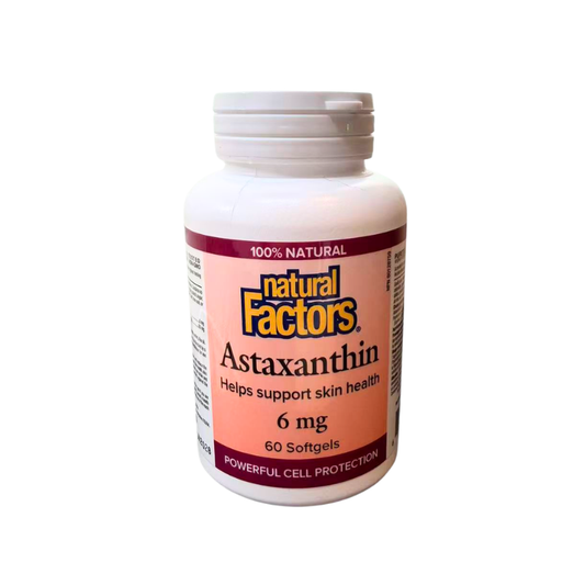 Natural Factors Astaxanthin 6mg 60 Softgels