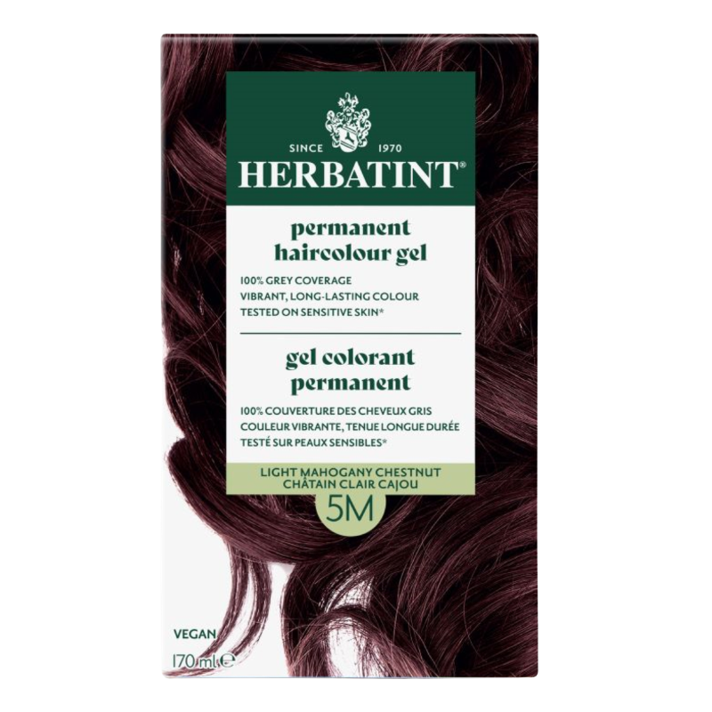 染髮劑 淺栗子色 135毫升 Herbatint 5M Light Mahogany Chestnut 135ml