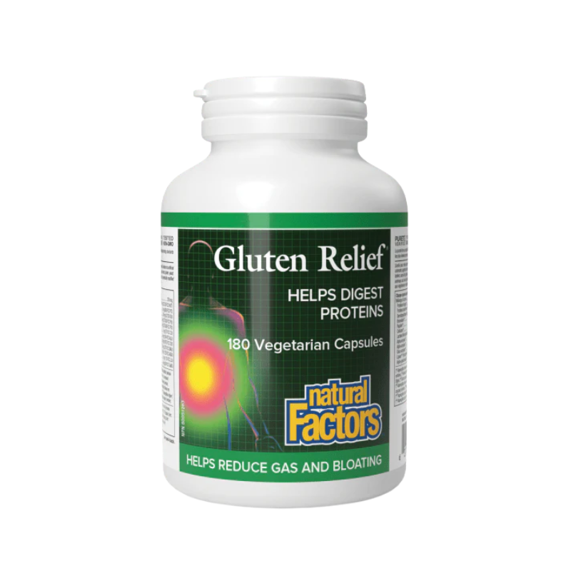 Natural Factors 抗麩質膠囊 180粒
