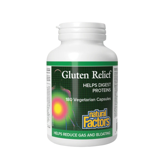 Natural Factors Gluten Relief 180 Vcapsules