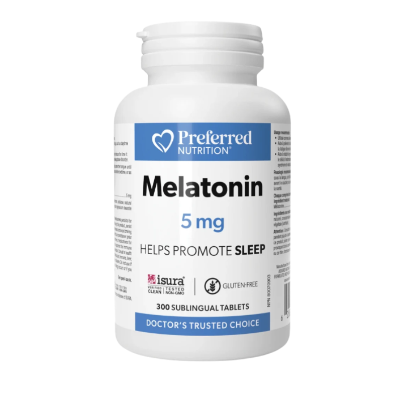 Preferred Nutrition Melatonin 5mg 300 Sublingual Tablets